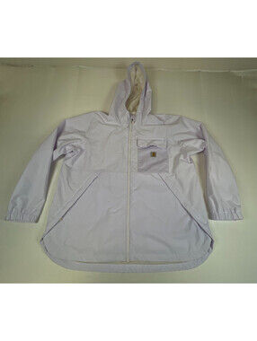 Carhartt Womens Storm Defender Lightweight Hooded Windbreaker Jacket Lilac XL